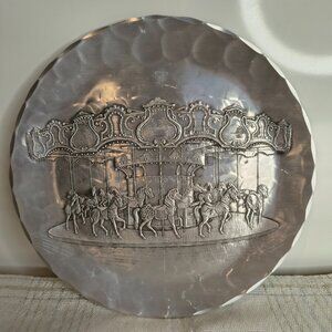 Wendell August Forge Carousel Plate